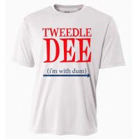 Tweedle Dee Im With Dum Lazy Couple Halloween Cooling Performance Crew T-Shirt