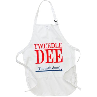 Tweedle Dee Im With Dum Lazy Couple Halloween Apron