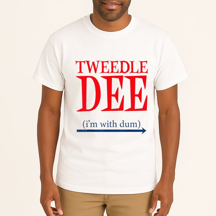 Tweedle Dee Im With Dum Lazy Couple Halloween Tall T-Shirt