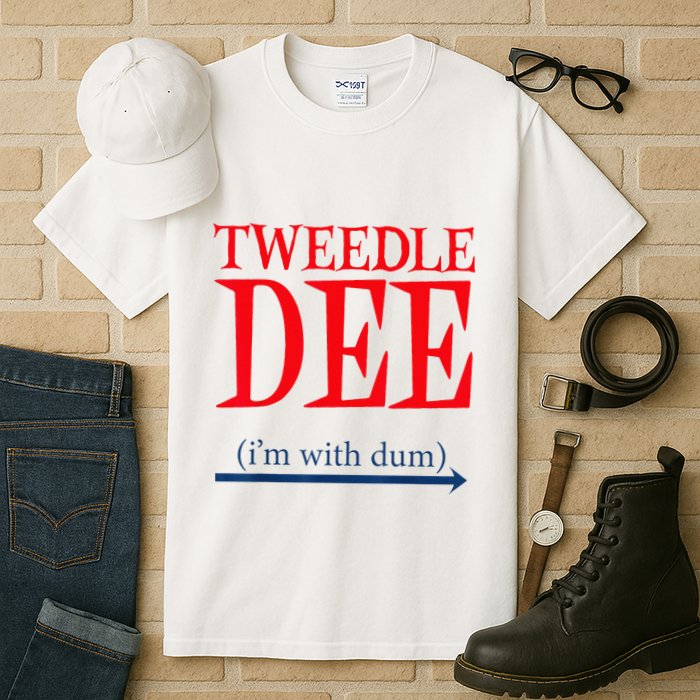 Tweedle Dee Im With Dum Lazy Couple Halloween Tall T-Shirt