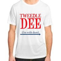 Tweedle Dee Im With Dum Lazy Couple Halloween Adult ChromaSoft Performance T-Shirt