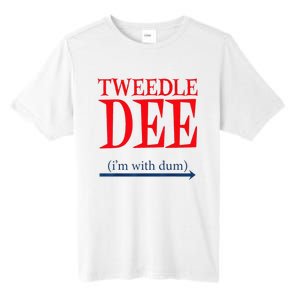 Tweedle Dee Im With Dum Lazy Couple Halloween Tall Fusion ChromaSoft Performance T-Shirt