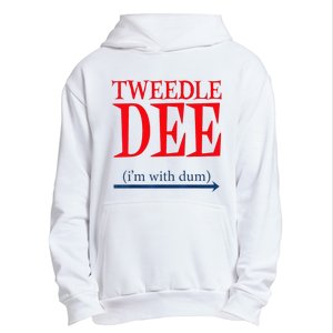 Tweedle Dee Im With Dum Lazy Couple Halloween Urban Pullover Hoodie