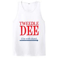 Tweedle Dee Im With Dum Lazy Couple Halloween PosiCharge Competitor Tank
