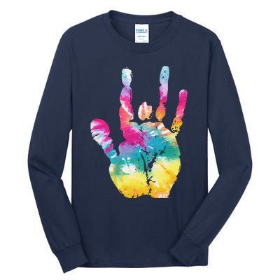 Tie Dye Jerry Hand Vintage Tall Long Sleeve T-Shirt