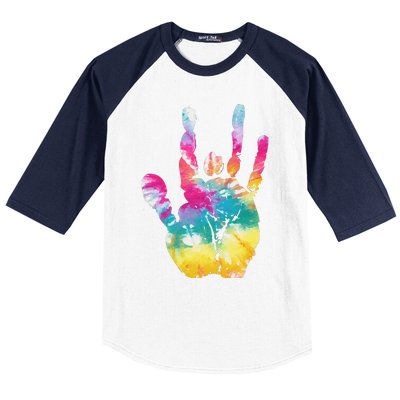 Tie Dye Jerry Hand Vintage Baseball Sleeve Shirt