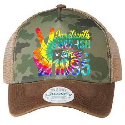 Tie Dye Juneteenth Black History Freegreat Giftish Since 1865 African Cool Gift Legacy Tie Dye Trucker Hat