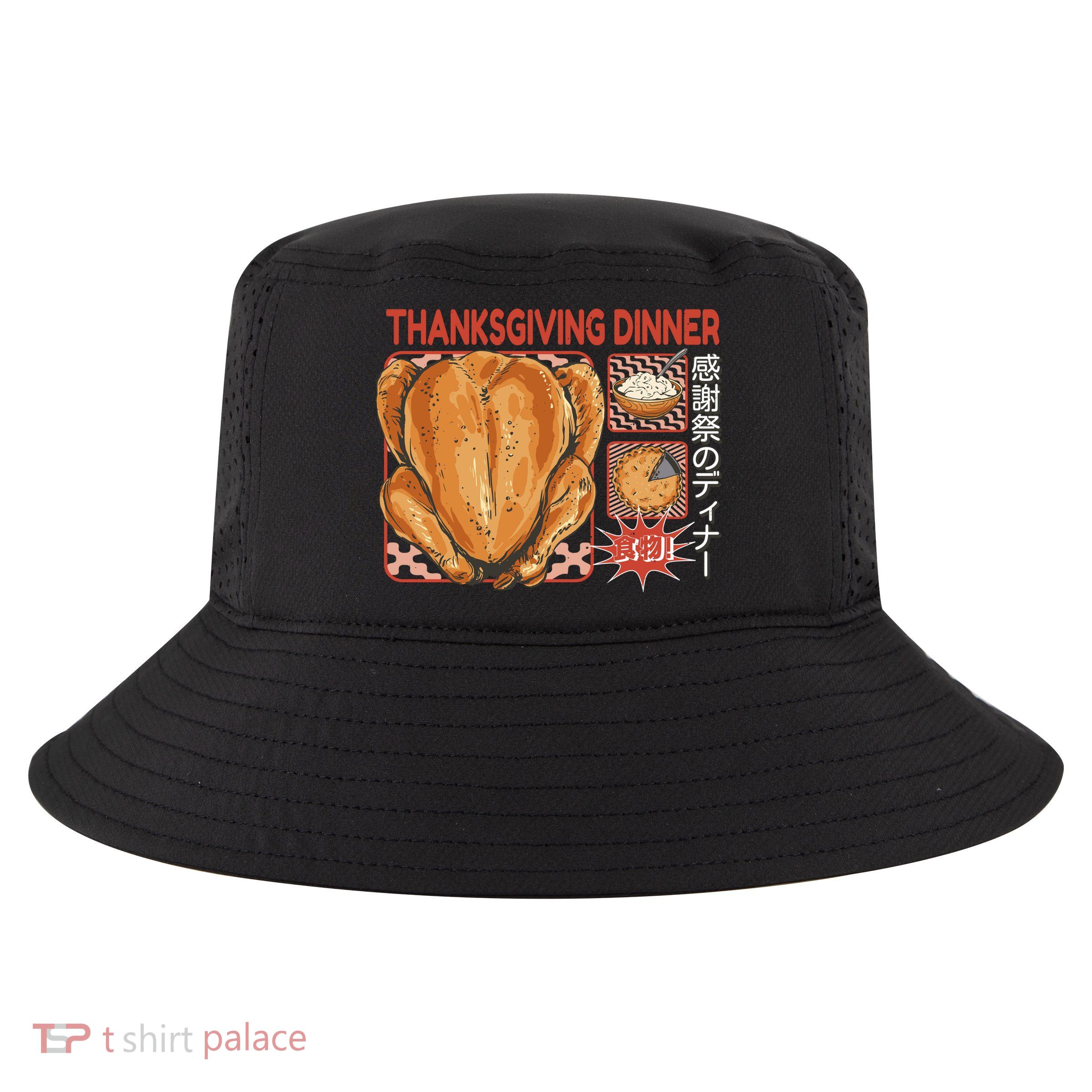 Thanksgiving Dinner Japanese Cool Comfort Performance Bucket Hat