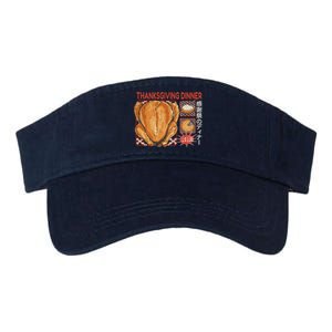 Thanksgiving Dinner Japanese Valucap Bio-Washed Visor