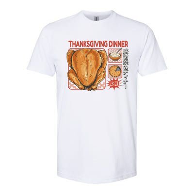 Thanksgiving Dinner Japanese Softstyle CVC T-Shirt