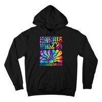 Tie Dye Kamala Harris Tim Waltz Harris Waltz 2024 Election Gift Hoodie