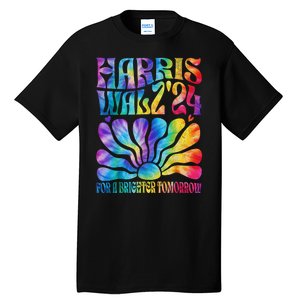 Tie Dye Kamala Harris Tim Waltz Harris Waltz 2024 Election Gift Tall T-Shirt