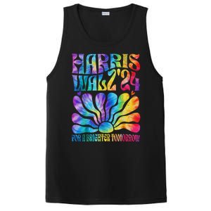 Tie Dye Kamala Harris Tim Waltz Harris Waltz 2024 Election Gift PosiCharge Competitor Tank