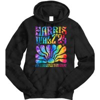 Tie Dye Kamala Harris Tim Waltz Harris Waltz 2024 Election Gift Tie Dye Hoodie