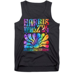 Tie Dye Kamala Harris Tim Waltz Harris Waltz 2024 Election Gift Tank Top