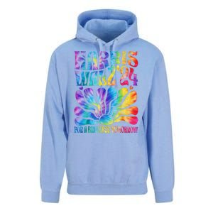 Tie Dye Kamala Harris Tim Waltz Harris Waltz 2024 Election Gift Unisex Surf Hoodie