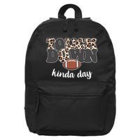 Touch Down Kinda Day Football Lover 16 in Basic Backpack