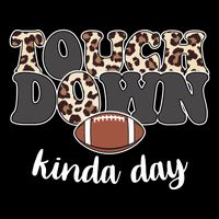 Touch Down Kinda Day Football Lover 16 in Basic Backpack