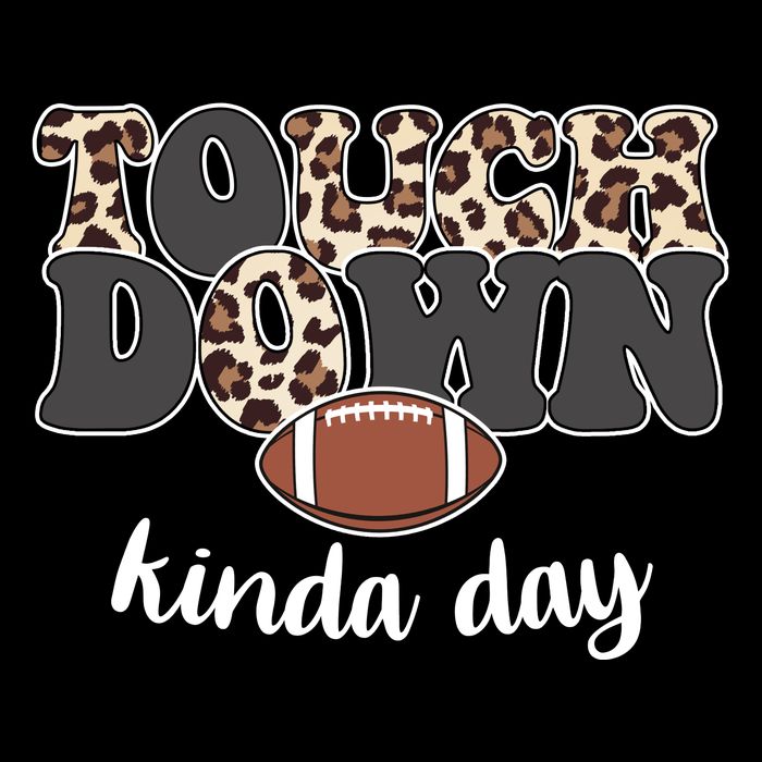 Touch Down Kinda Day Football Lover 16 in Basic Backpack
