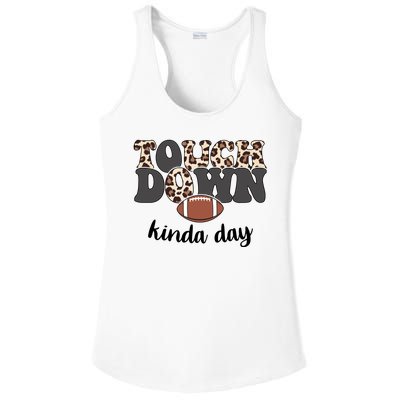 Touch Down Kinda Day Football Lover Ladies PosiCharge Competitor Racerback Tank