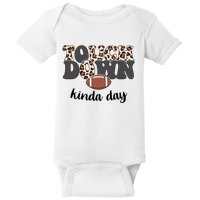 Touch Down Kinda Day Football Lover Baby Bodysuit