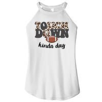 Touch Down Kinda Day Football Lover Women's Perfect Tri Rocker Tank