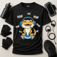 Tiny Dinosaur Kawaii Gamer Bearded Dragon Lover Cooling Performance Crew T-Shirt