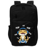 Tiny Dinosaur Kawaii Gamer Bearded Dragon Lover Impact Tech Backpack