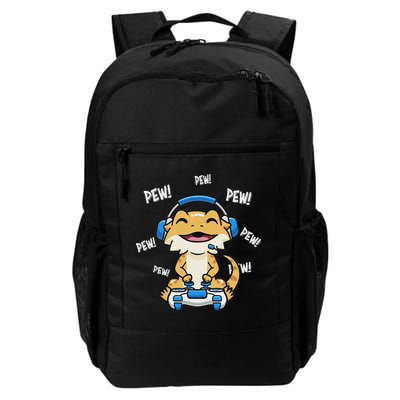 Tiny Dinosaur Kawaii Gamer Bearded Dragon Lover Backpack