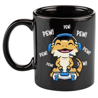 Tiny Dinosaur Kawaii Gamer Bearded Dragon Lover 11oz C Handle Ceramic Mug