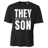 They Dont Know Me Son Bodybuilder Workout Gym Motivation Cooling Performance Crew T-Shirt