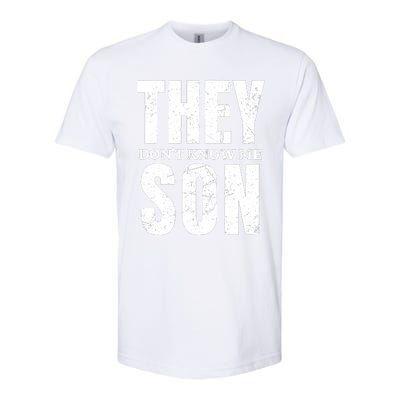 They Dont Know Me Son Bodybuilder Workout Gym Motivation Softstyle CVC T-Shirt