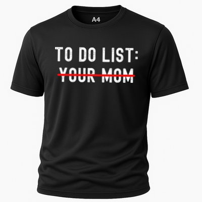 To Do List Your Mom Sarcastic To Do List Ur Mom Funny Meme Performance Shirt