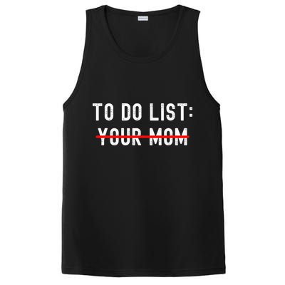 To Do List Your Mom Sarcastic To Do List Ur Mom Funny Meme PosiCharge Competitor Tank