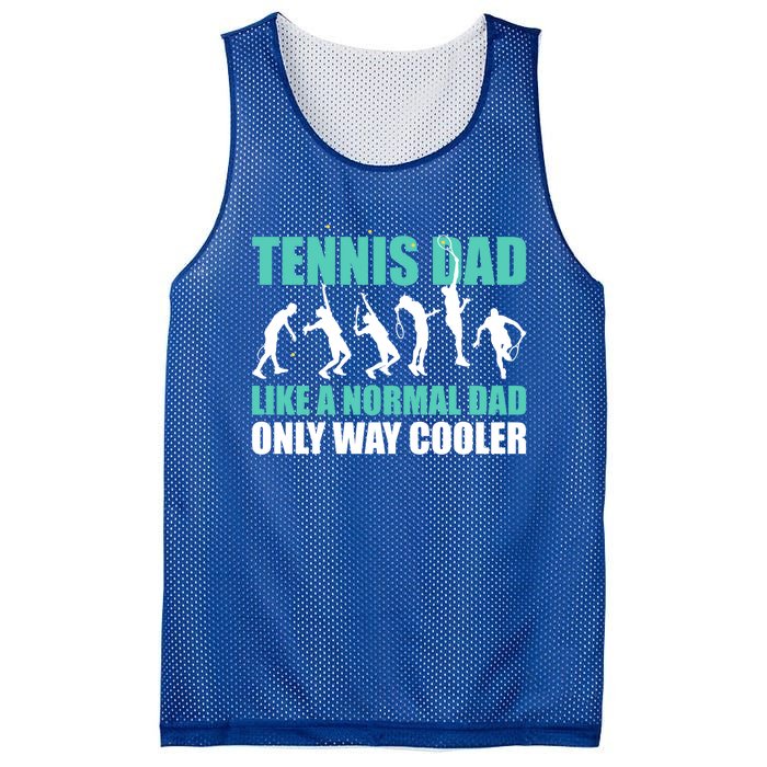 Tennis Dad Like A Regular Dad But Cooler For Father's Day Cute Gift Mesh Reversible Basketball Jersey Tank