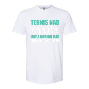 Tennis Dad Like A Regular Dad But Cooler For Father's Day Cute Gift Softstyle CVC T-Shirt