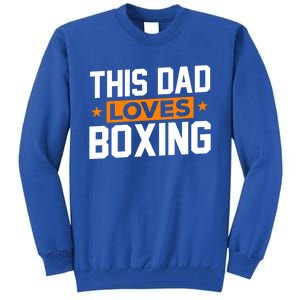 This Dad Loves Boxing Cool Gift Tall Sweatshirt