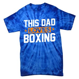 This Dad Loves Boxing Cool Gift Tie-Dye T-Shirt