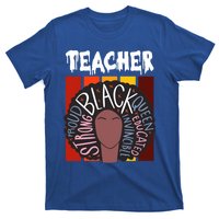 Teacher Drippin Lazy Halloween Costume Retro Afro Queen Funny Gift T-Shirt