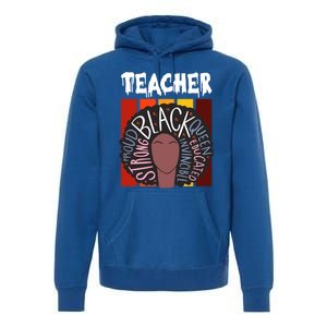 Teacher Drippin Lazy Halloween Costume Retro Afro Queen Funny Gift Premium Hoodie