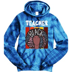 Teacher Drippin Lazy Halloween Costume Retro Afro Queen Funny Gift Tie Dye Hoodie