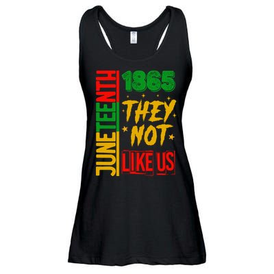 They Don't Like Us Juneteenth 1865 Pride Ladies Essential Flowy Tank