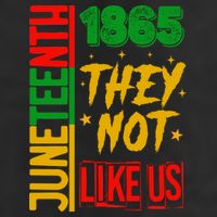 They Don't Like Us Juneteenth 1865 Pride 12oz Stainless Steel Coffee Mug