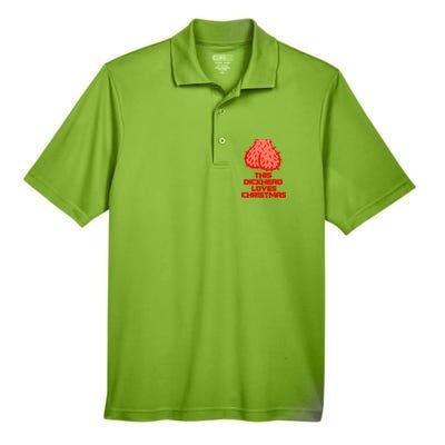 This Dickhead Loves Christmas Nasty Funny Xmas Party Gift Cute Gift Men's Origin Performance Piqué Polo