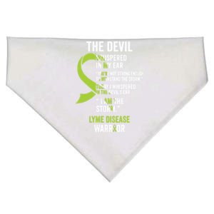 The Devilgift Lyme Disease Awareness Item Meaningful Gift USA-Made Doggie Bandana