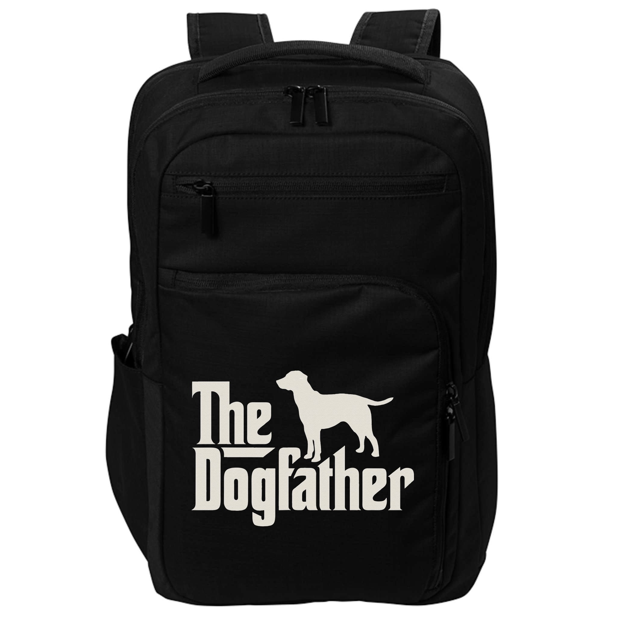 The Dogfather Labrador Funny Dog Owner Impact Tech Backpack