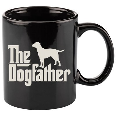 The Dogfather Labrador Funny Dog Owner 11oz C Handle Ceramic Mug