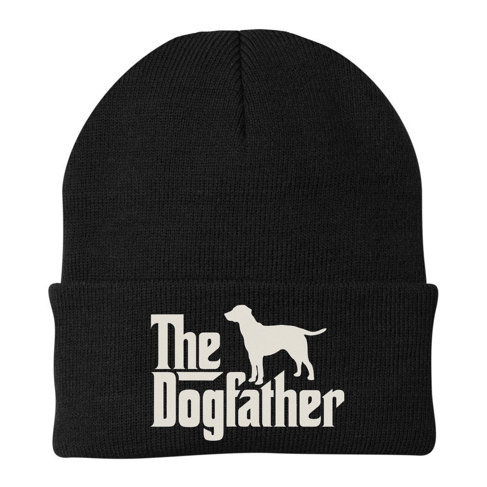 The Dogfather Labrador Funny Dog Owner Beanie