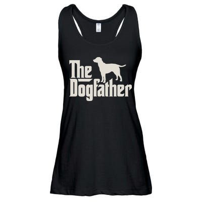 The Dogfather Labrador Funny Dog Owner Ladies Essential Flowy Tank