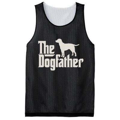 The Dogfather Labrador Funny Dog Owner Mesh Reversible Basketball Jersey Tank
